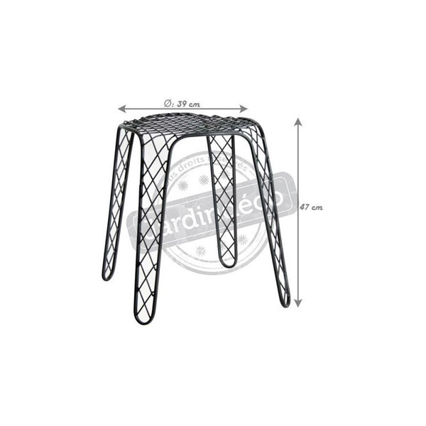 Jardin Deco Metal Accent Stool Wayfair Co Uk   Default Name 